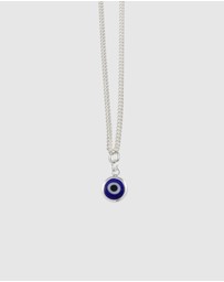 Von Treskow - Fine Curb Necklace with Evil Eye