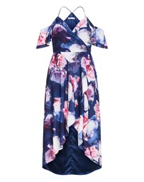 City Chic - Miss Jessica Print Maxi Dress