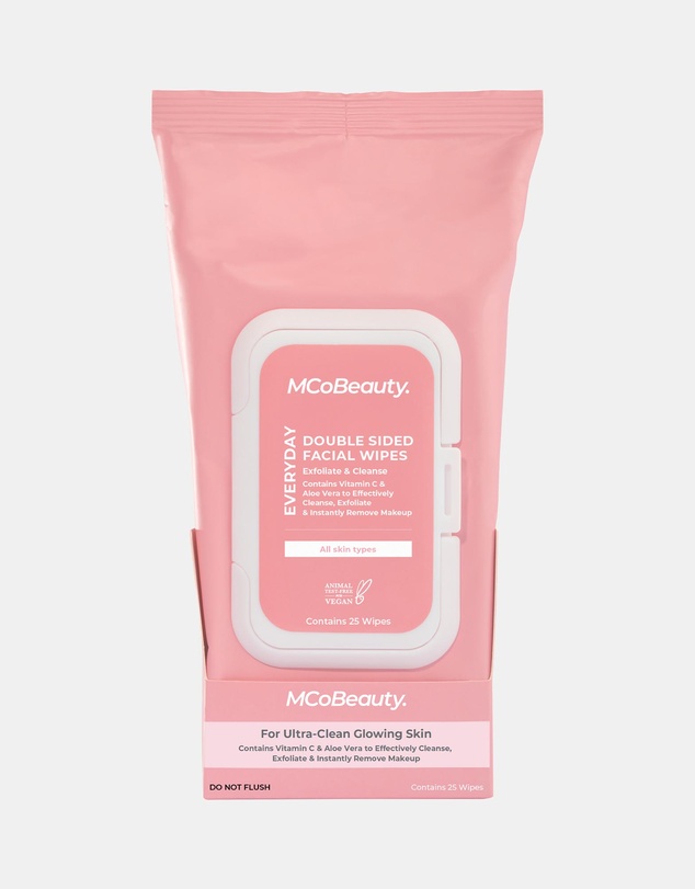 MCoBeauty - 25-Pack Everyday Double-Sided Facial Wipes