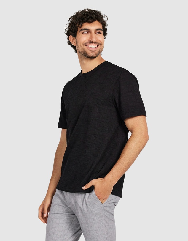 Tarocash - Richmond Textured T Shirt