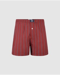Coast Clothing - 2 Pack Bamboo Boxers In Red