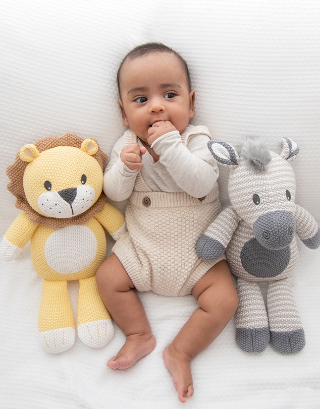 Living Textiles - Knitted Toy - Zac the Zebra