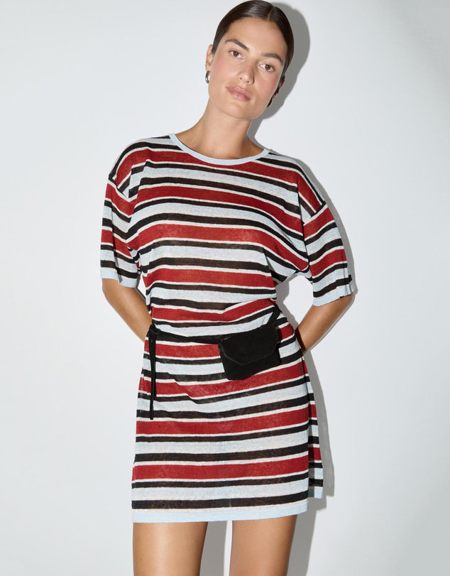 Zulu & Zephyr - Bold Stripe T-Shirt Knit Dress