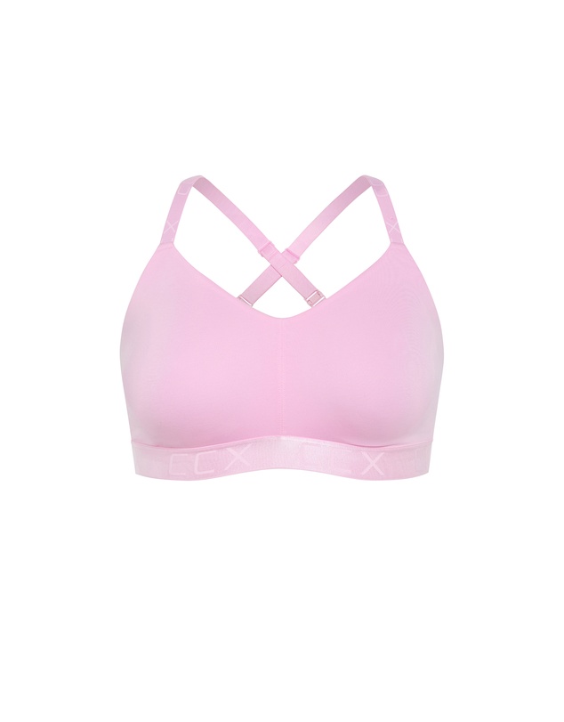 City Chic - Signature Ccx Wireless Bra - Cherry Blossom