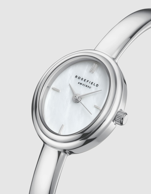 Rosefield - Studio Bangle Silver-Tone Watch