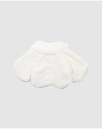Bebe by Minihaha - Petal Faux Fur Jacket - Babies