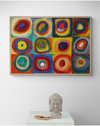 Inka Arthouse - Squares with Concentric Circles by Wassily Kandinsky Art Print