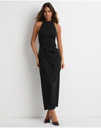 Dazie - She's Cool Mesh And Jersey Maxi Dress