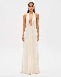 MISHA - Jennifer Cupro Maxi Dress