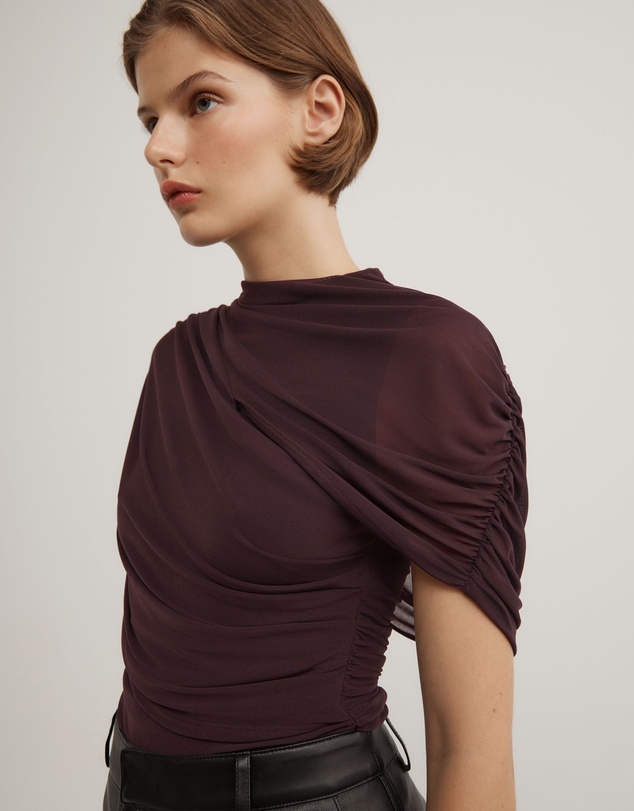 Witchery - Mesh Cape Top