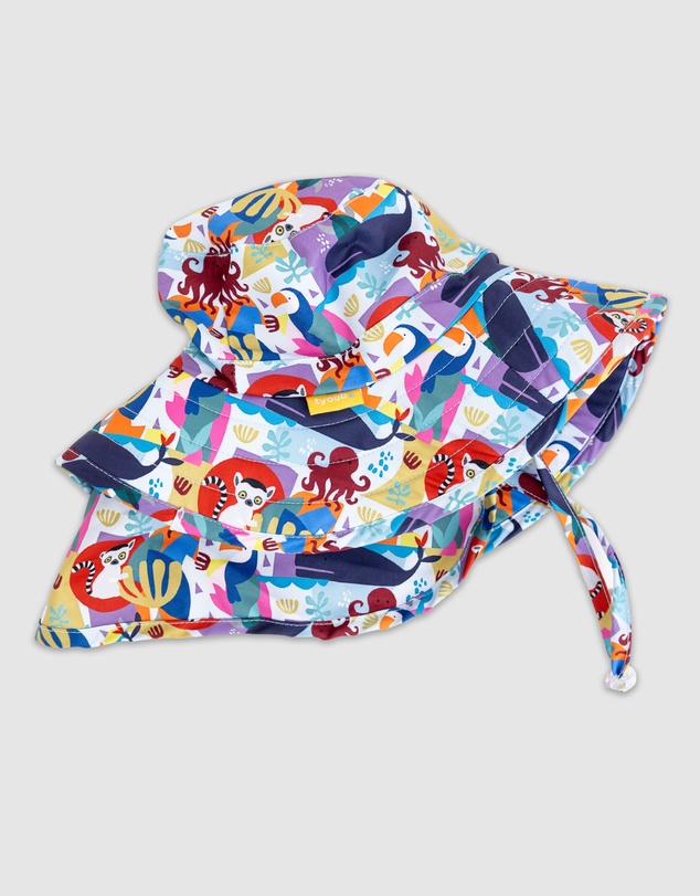Tyoub - Tyoub Sun-Safe Bucket Hat with Neck Flap Animal Spirit