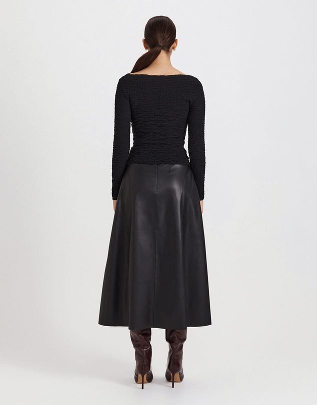 SABA - Luna Textured Long Sleeve Top