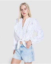GUESS - Long Sleeve Serin Top