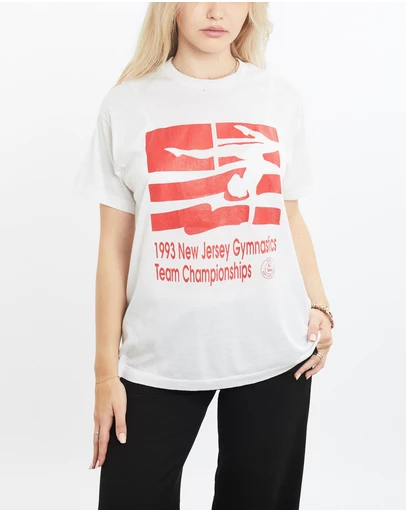 Vintage by The Real Deal - Pre Loved - Vintage 1993 New Jersey Gymnastics Tee