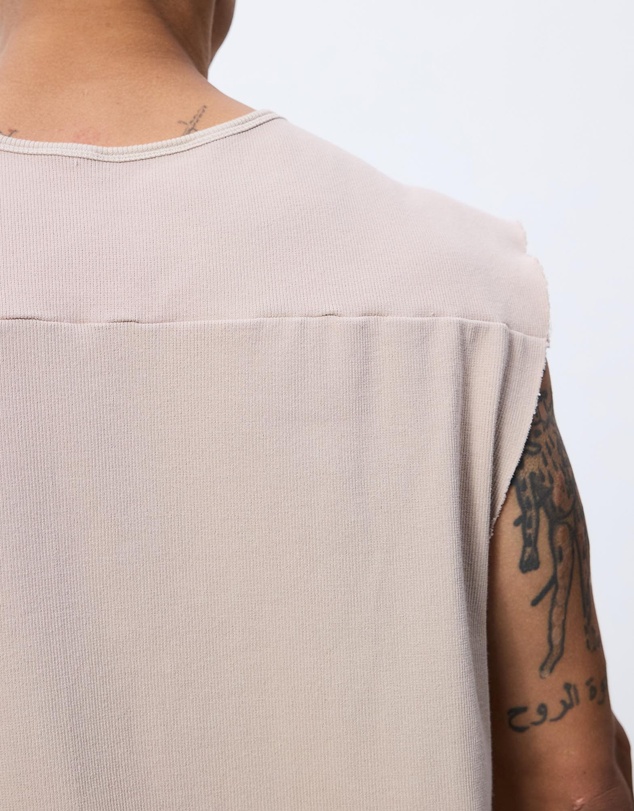 Surrounded By Ghosts - The Galena Rib Knit Tail Muscle T-Shirt