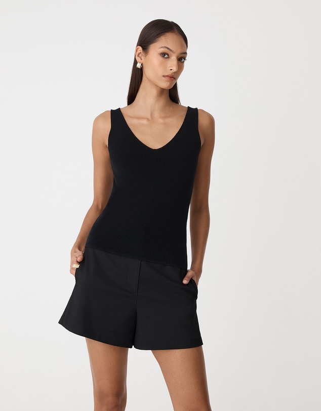 Forcast - Heidi V-Neck Knit Tank