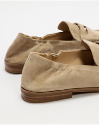 AERE - Comfort Back Suede Loafers