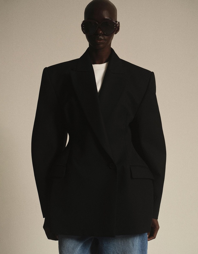 Source Unknown - Martha Hourglass Blazer