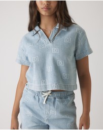 Decjuba Kids - Brynne Denim Shirt - Teens