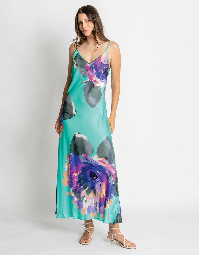 KACHEL - Zoey Slip Maxi Dress