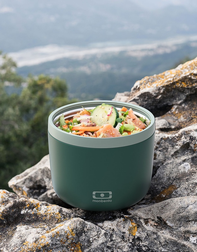 Monbento - Monbento Mb Element Insulated Bento Box - Bi-Colour Green