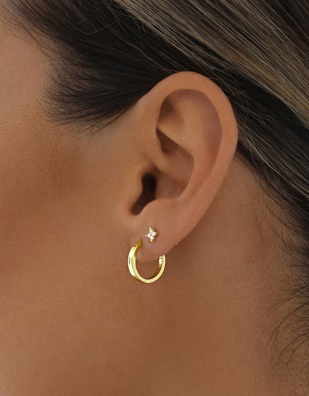 The Silver Collective - Iris Stud Earrings
