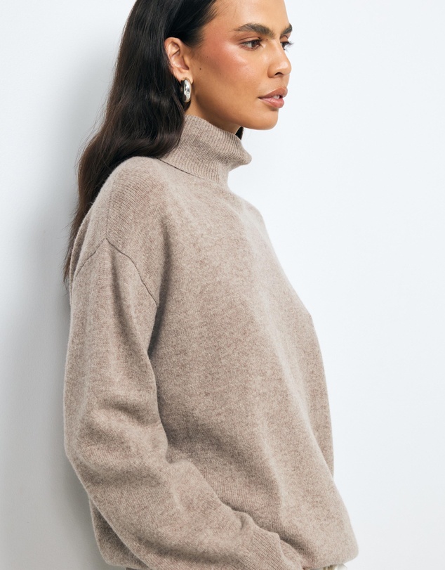 AERE - Tilla Merino Wool Turtleneck Jumper