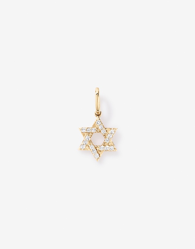 Michael Hill - Diamond Star Of David Pendant in 10kt Yellow Gold