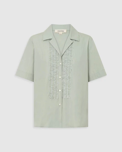 Oroton - Posy Ruffle Shirt