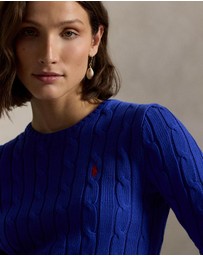 Polo Ralph Lauren - Cable-Knit Cotton Crewneck Sweater - ICONIC EXCLUSIVE