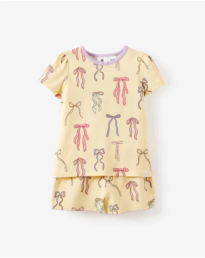 Cotton On Kids - Dreamdrift Puff Short Slv Pj Set