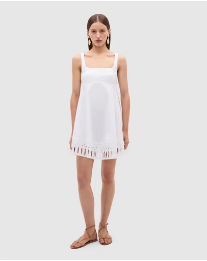 Seed Heritage - Poplin Cutwork Mini Dress