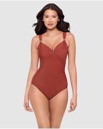 Miraclesuit Swimwear  - Razzle Dazzle Siren Crossover Shaping Swimsuit