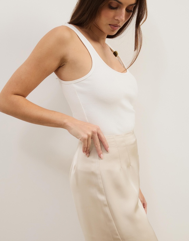 Atmos&Here - Nora Satin Wide Leg Pants