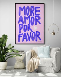 Inka Arthouse - More Amor by Baroo Bloom Art Print