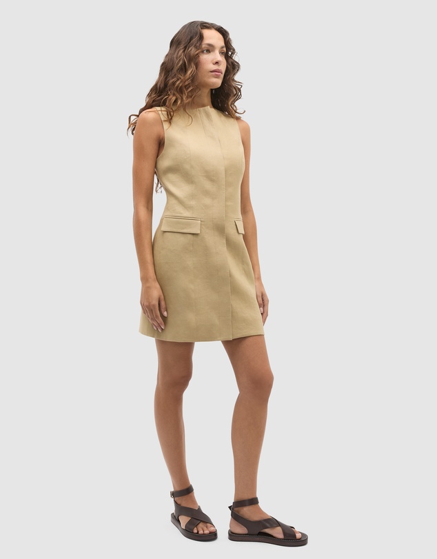 Seed Heritage - Linen Tailored Mini Dress