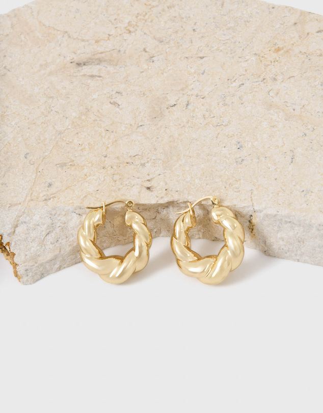 Forcast - Elle 16k Gold Plated Earrings
