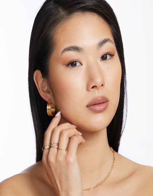 Alana Maria - Tessa Hoop Earrings - Gold