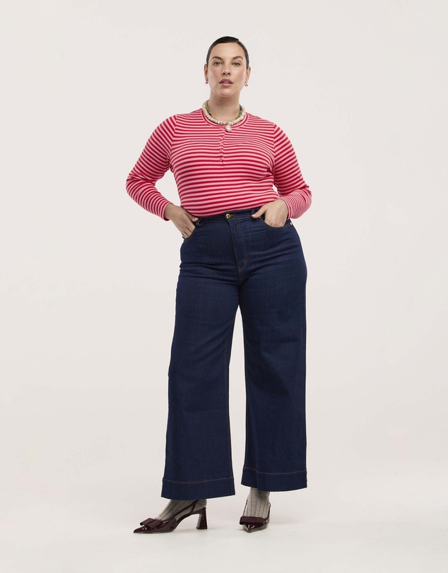 Obus - Traveller Waffle Henley Top