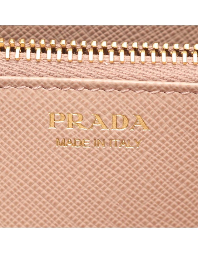 Pre-Loved by Azura Reborn - Pre-Loved Saffiano Triangle Logo Long Wallet