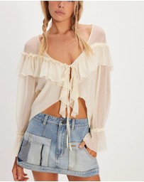 THE TALES - The Tales Reworked Denim Skirt
