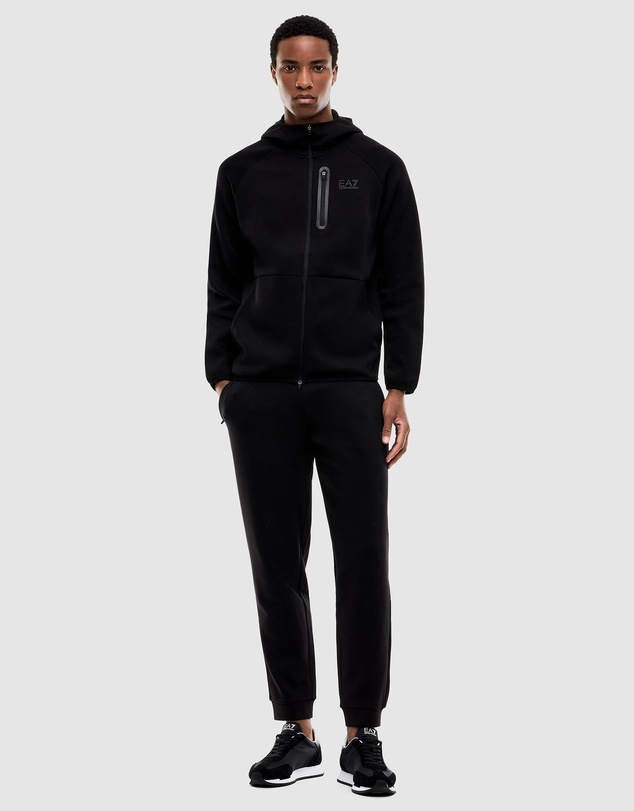 Emporio Armani EA7 - Natural Ventus7 Full-Zip Hoodie