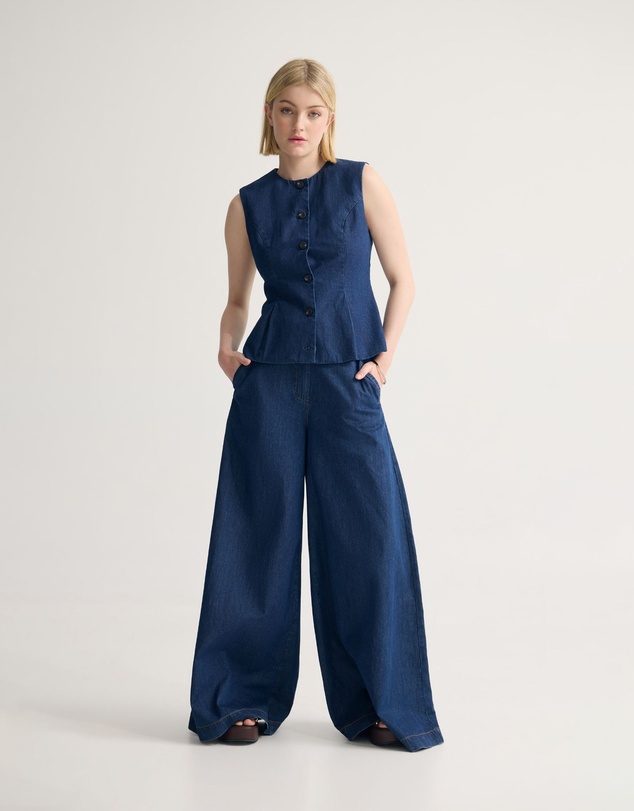 Oxford - Katie Denim Waistcoat