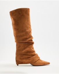Dazie - Issy Slouchy Heeled Boots