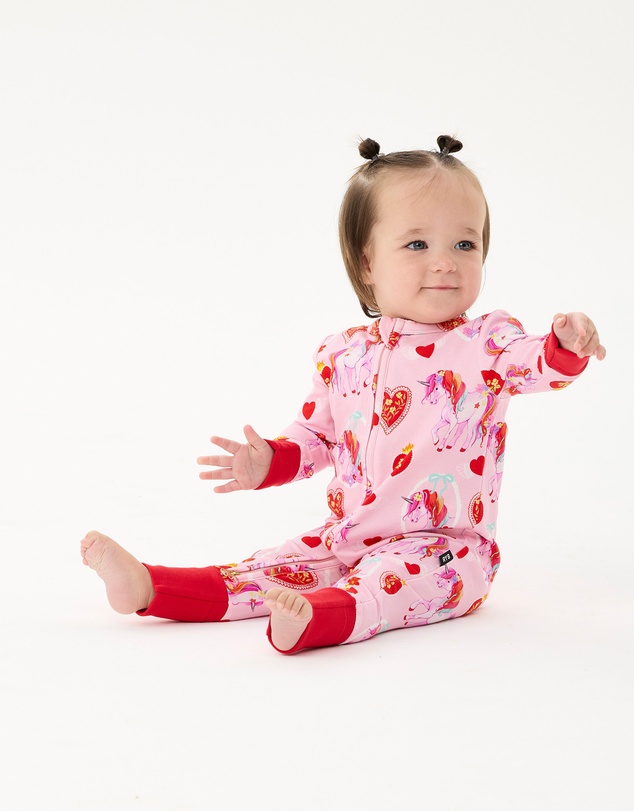 Rock Your Baby - Unicorn Hearts Coverall