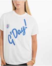Vintage by The Real Deal - Pre Loved - Vintage 80s Fosters Beer 'G'Day!' Tee