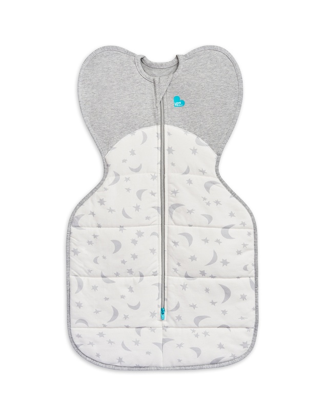Love to Dream - Swaddle Up 3.5 TOG Quilted Stretch Cotton Moonlight in White
