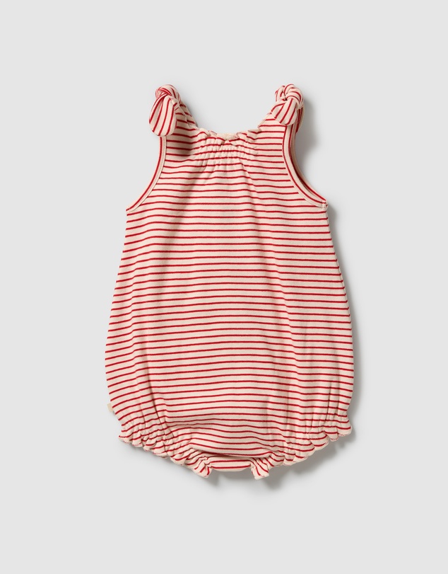 Wilson & Frenchy - Organic Stripe Rib Playsuit - Babies