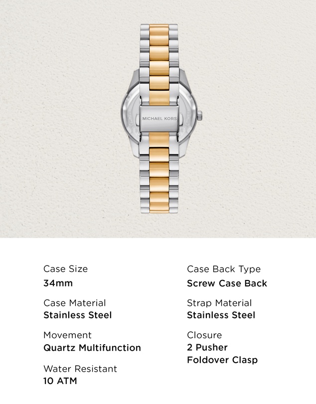 Michael Kors - Lexington Two Tone Multifunction Watch