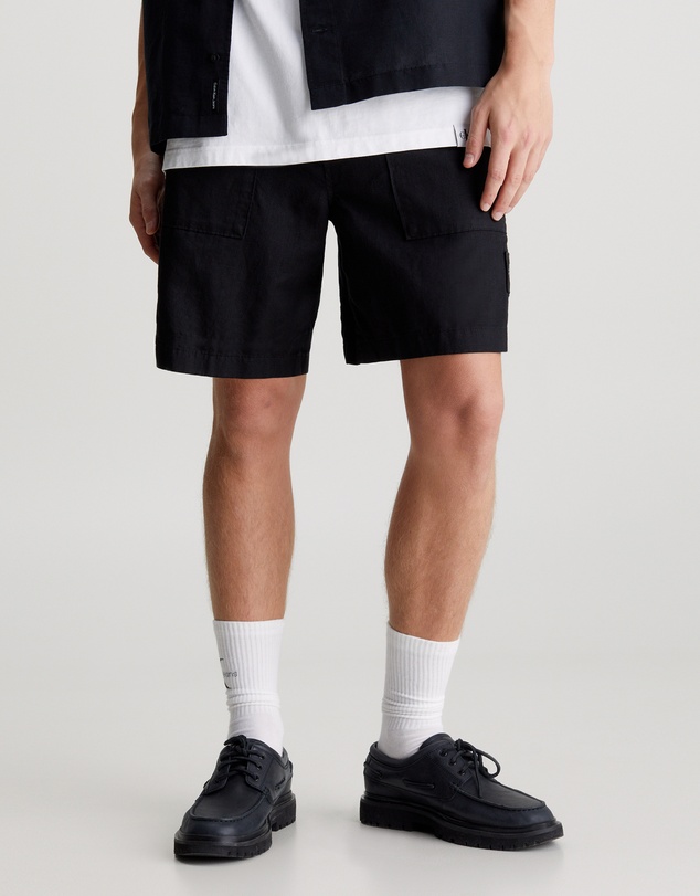 Calvin Klein Jeans - Cotton Linen Shorts